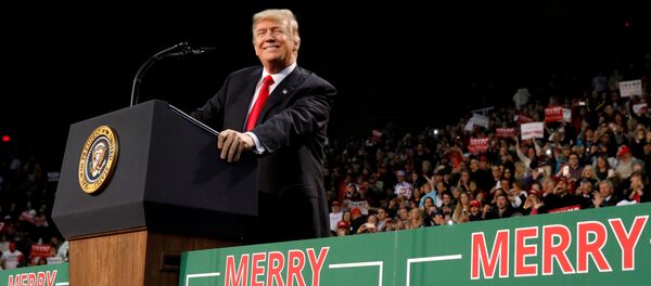 U.S. President Donald Trump holds a rally in Pensacola, Florida, U.S. December 8, 2017 U.S. President Donald Trump holds a rally in Pensacola, Florida, U.S. December 8, 2017 - Sputnik International