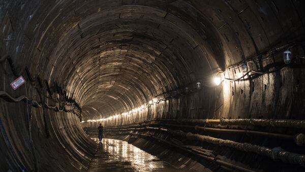 Construction of Khodynskoye Pole metro station - Sputnik International
