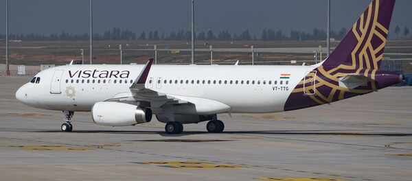 Vistara Airbus A320 registered VT-TTG at Kempegowda Intl Airport Bangalore Vistara Airbus A320 registered VT-TTG at Kempegowda Intl Airport Bangalore - Sputnik International