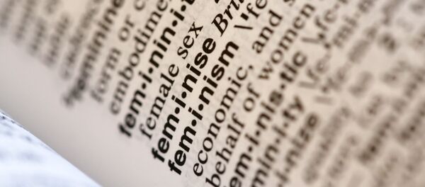 This Monday, Dec. 11, 2017, photo taken in New York shows the word feminism listed in the dictionary This Monday, Dec. 11, 2017, photo taken in New York shows the word feminism listed in the dictionary - Sputnik International