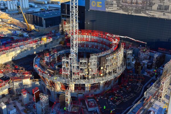 Construction of the structure in which the tokamak will be installed. - Sputnik International
