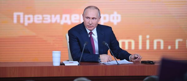 Vladimir Putin's annual news conference - Sputnik International