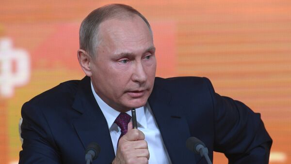 Vladimir Putin's annual news conference - Sputnik International