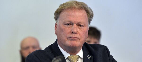 Kentucky State Rep. Republican Dan Johnson addresses the public from his church regarding sexual assault allegations in Louisville. (File) Kentucky State Rep. Republican Dan Johnson addresses the public from his church regarding sexual assault allegations in Louisville. (File) - Sputnik International