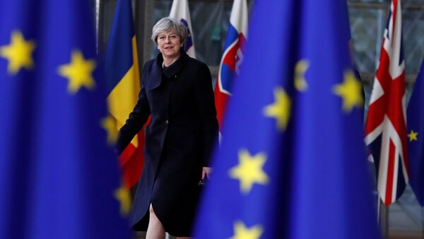 Britain's Prime Minister Theresa May arrives to attend the European Union summit in Brussels, Belgium, December 14, 2017 - Sputnik International