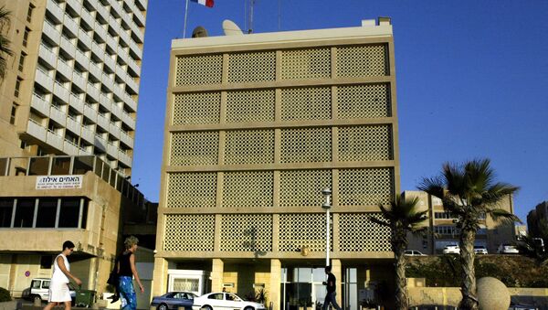 A view of the French embassy in Tel Aviv, Israel (File) - Sputnik International