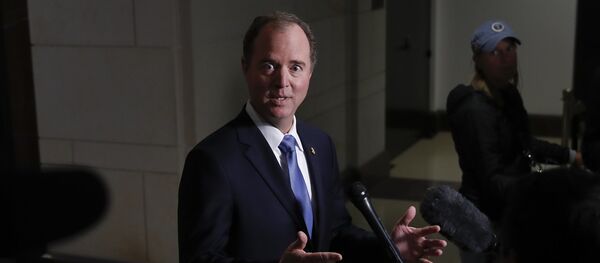 Rep. Adam Schiff, D-Calif., ranking member of the House Intelligence Committee, speaks to media after a House Intelligence Committee meeting , Dec. 6, 2017 Rep. Adam Schiff, D-Calif., ranking member of the House Intelligence Committee, speaks to media after a House Intelligence Committee meeting , Dec. 6, 2017 - Sputnik International