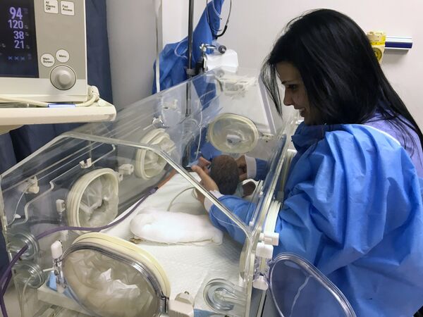 Children's unit of Tishreen Hospital in Latakia, Syria Children's unit of Tishreen Hospital in Latakia, Syria - Sputnik International