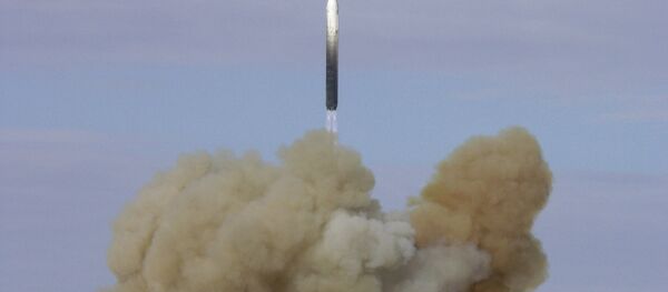 RS 18 ballistic missile successfully launched from the Baikonur space center - Sputnik International