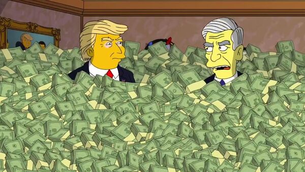 The Simpsons - Robert Mueller meets with President Donald Trum - Sputnik International