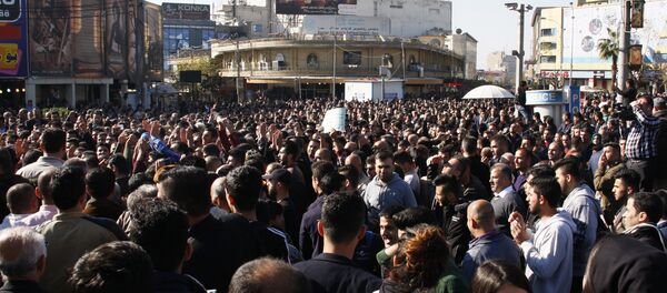 Kurdish demonstrators gather in the city of Sulaymaniyah to protest against political corruption and calling for the regional government to resign Kurdish demonstrators gather in the city of Sulaymaniyah to protest against political corruption and calling for the regional government to resign - Sputnik International