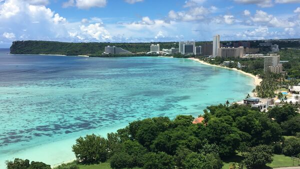 This photo shows Tumon Bay, Guam Monday, Aug. 14, 2017 - Sputnik International