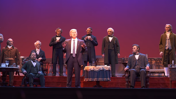 Disney unveils animatronic of President Donald Trump in its Hall of Presidents exhibit in Orlando, Florida - Sputnik International