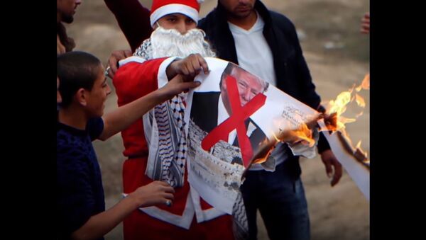 Palestinian Santa - Sputnik International