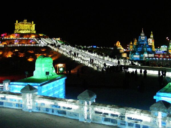 Snow and Ice World festival in Harbin, China - Sputnik International
