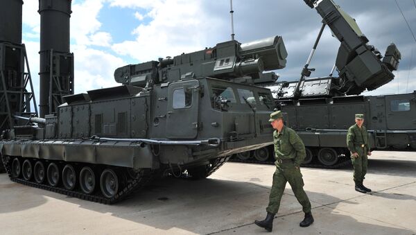 S-300V and S-300VM anti-aircraft long distance missile systems showcased at the 2nd International Forum 'Engineering Technologies 2012' in Zhukovsky outside Moscow. File photo - Sputnik International