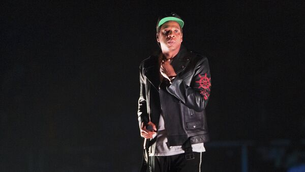 Jay-Z performs on the 4:44 Tour at Barclays Center on Sunday, Nov. 26, 2017, in Brooklyn, New York - Sputnik International