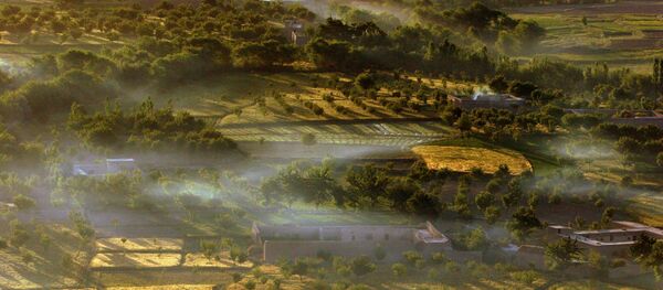 Aerial photo of fields somewhere in Urozgan Province Aerial photo of fields somewhere in Urozgan Province - Sputnik International