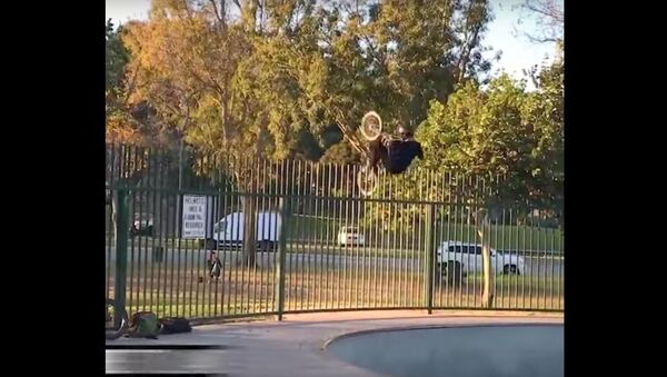 This is one of the most heart stopping BMX fails ever He's a lucky boy! - Sputnik International