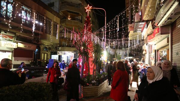 Christmas festivities in Damascus - Sputnik International