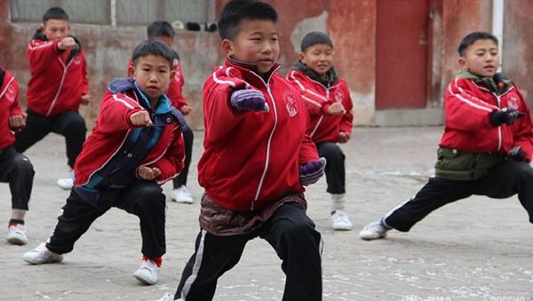 Школа боевых искусств Shaolin Tagou в провинции Хэнань. Январь 2018 год    - Sputnik International