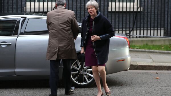 British Prime Minister Theresa May arrives at 10 Downing street in London on January 8, 2018 - Sputnik International