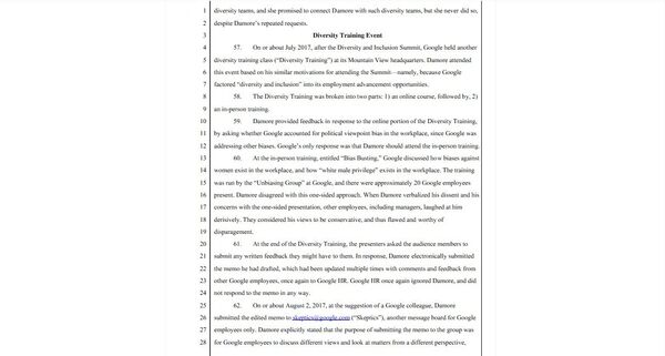 James Damore vs. Google: Class Action Lawsuit James Damore vs. Google: Class Action Lawsuit - Sputnik International