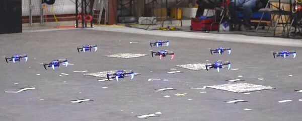 DARPA's Swarming Drones - Sputnik International