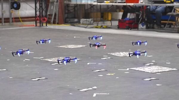 DARPA's Swarming Drones - Sputnik International