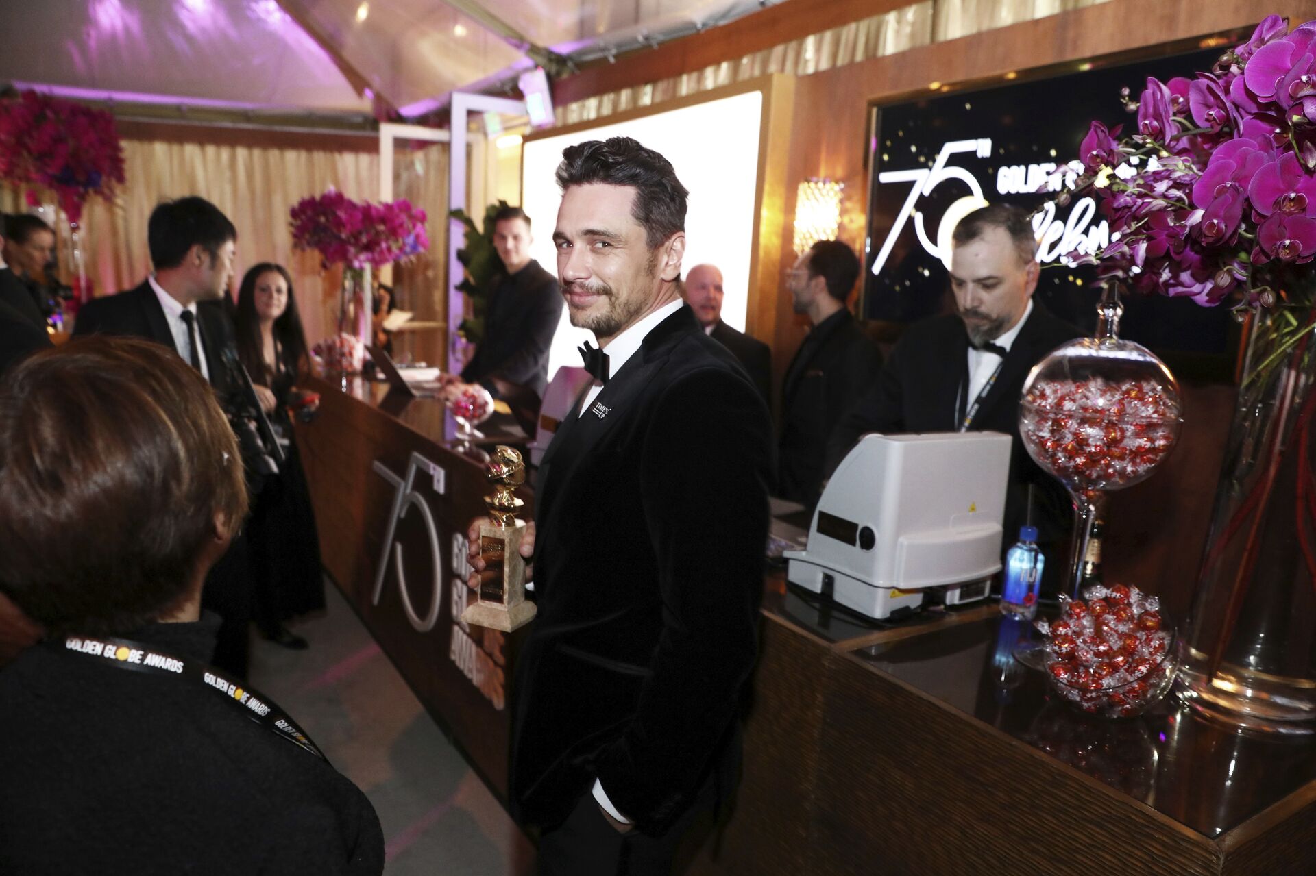 James Franco is seen at the Golden Globes Official After Party sponsored by Lindt Chocolate on Sunday, Jan. 7, 2018 in Beverly Hills, Calif - Sputnik International, 1920, 25.12.2021