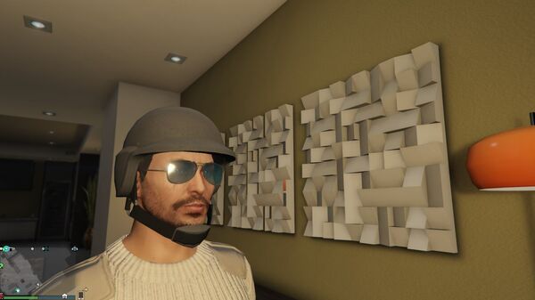 A screenshot of an art object seen by Ivan Belkin in Grand Theft Auto V. A screenshot of an art object seen by Ivan Belkin in Grand Theft Auto V. - Sputnik International