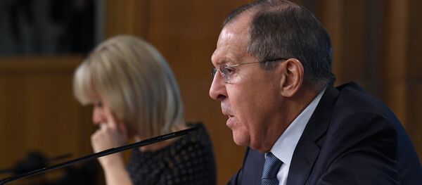 News conference with Russia's Foreign Minister Sergei Lavrov News conference with Russia's Foreign Minister Sergei Lavrov - Sputnik International