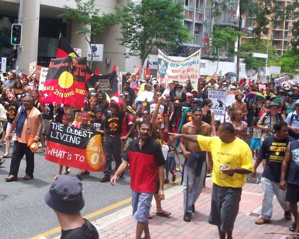 An Invasion Day rally in Brisbane (File) An Invasion Day rally in Brisbane (File) - Sputnik International