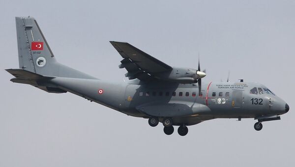 Turkish Army's Casa CN-235 cargo plane - Sputnik International