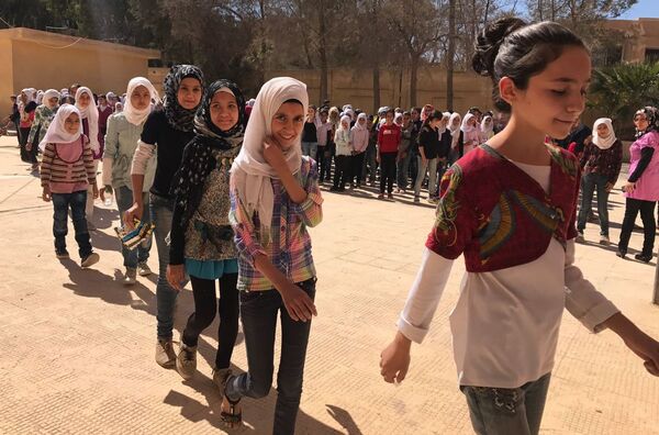 School Used by Daesh as Prison Reopens in Syrian Village School Used by Daesh as Prison Reopens in Syrian Village - Sputnik International