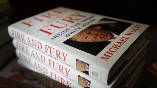 Copies of the book Fire and Fury: Inside the Trump White House by Michael Wolff are displayed at Barbara's Books Store, Friday, Jan. 5, 2018, in Chicago. - Sputnik International