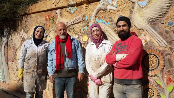  The Syrian artists create beauty, despite war and destructions - Sputnik International