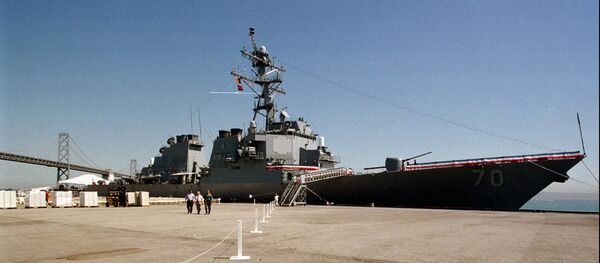 The destroyer USS Hopper, named for the late Rear Admiral Grace Murray Hopper, docked at San Francisco The destroyer USS Hopper, named for the late Rear Admiral Grace Murray Hopper, docked at San Francisco - Sputnik International