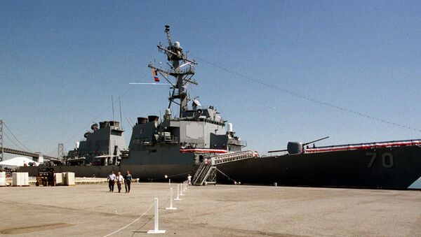 The destroyer USS Hopper, named for the late Rear Admiral Grace Murray Hopper, docked at San Francisco - Sputnik International