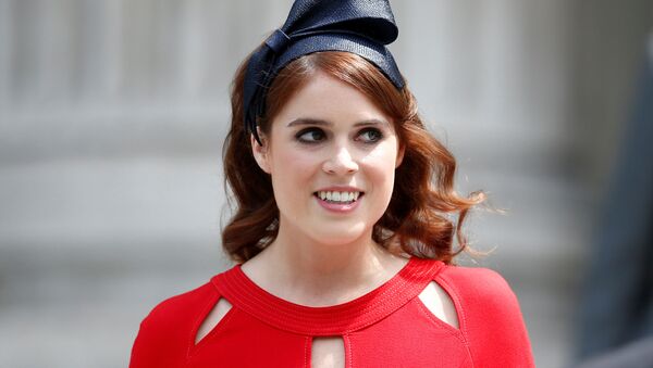 FILE PHOTO: Britain's Princess Eugenie leaves after a service of thanksgiving for Queen Elizabeth's 90th birthday at St Paul's Cathedral in London - Sputnik International