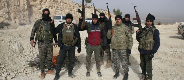 FSA fighters in Afrin, Syria FSA fighters in Afrin, Syria - Sputnik International
