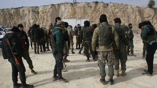 FSA fighters in Afrin, Syria - Sputnik International
