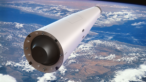 Korona launch vehicle in orbit, artist's rendering - Sputnik International