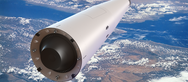 Korona launch vehicle in orbit, artist's rendering - Sputnik International