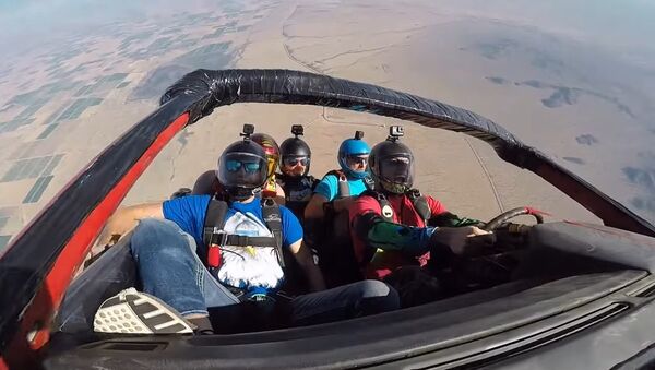Skydiving in a Car - Sputnik International