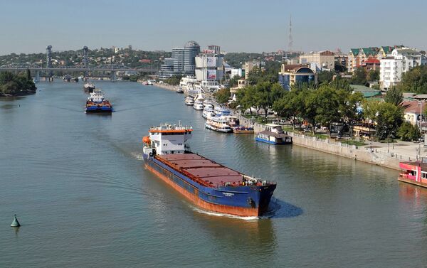 Sea and river vessels on the River Don, Rostov-on-Don. (File) - Sputnik International