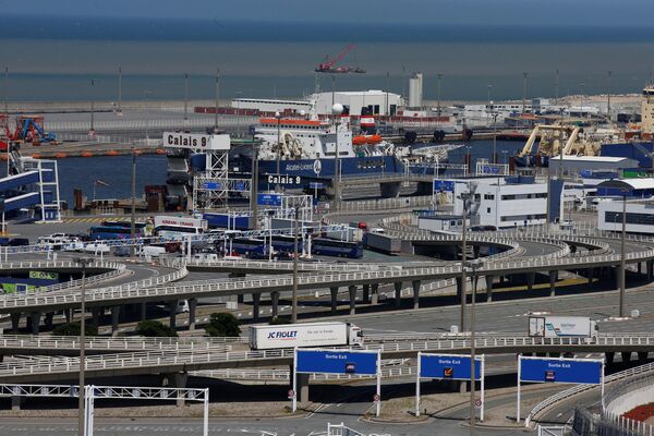 View of the port of Calais, France (File) - Sputnik International
