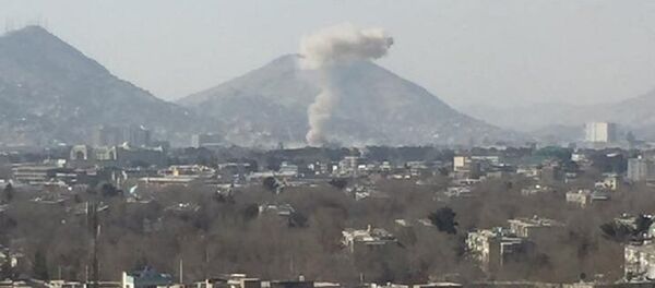 Smoke rises after a car bomb explosion in Kabul, Afghanistan January 27, 2018 in this image obtain from social media Smoke rises after a car bomb explosion in Kabul, Afghanistan January 27, 2018 in this image obtain from social media - Sputnik International