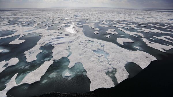Sea ice melts on the Franklin Strait along the Northwest Passage in the Canadian Arctic Archipelago, Saturday, July 22, 2017. Because of climate change, more sea ice is being lost each summer than is being replenished in winters. Less sea ice coverage also means that less sunlight will be reflected off the surface of the ocean in a process known as the albedo effect. The oceans will absorb more heat, further fueling global warming. - Sputnik International