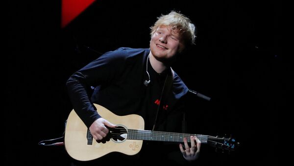Ed Sheeran performs during the 2017 Jingle Ball at Madison Square Garden in New York, U.S., December 8, 2017 - Sputnik International